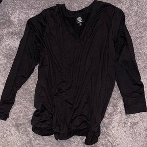 Black long sleeve tee